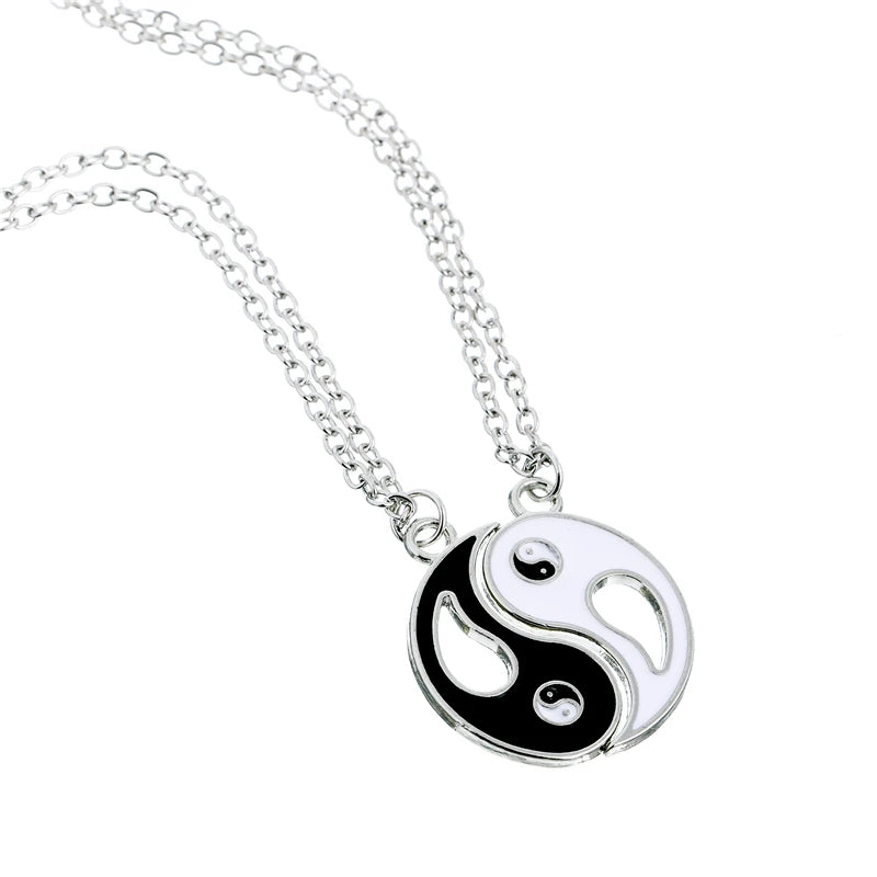 Wholesale INS Tai Ji Yin Yang Pendant Necklace Couple MegaBDM