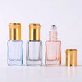 Luxury Empty Colorful 3ml 6ml Octagonal Shape Perfume Essential Oil Roll on Bottles for Cosmetic
