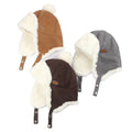 Children's winter 1-3 new warm hat boys and girls fleece lining earflap balaclava hat