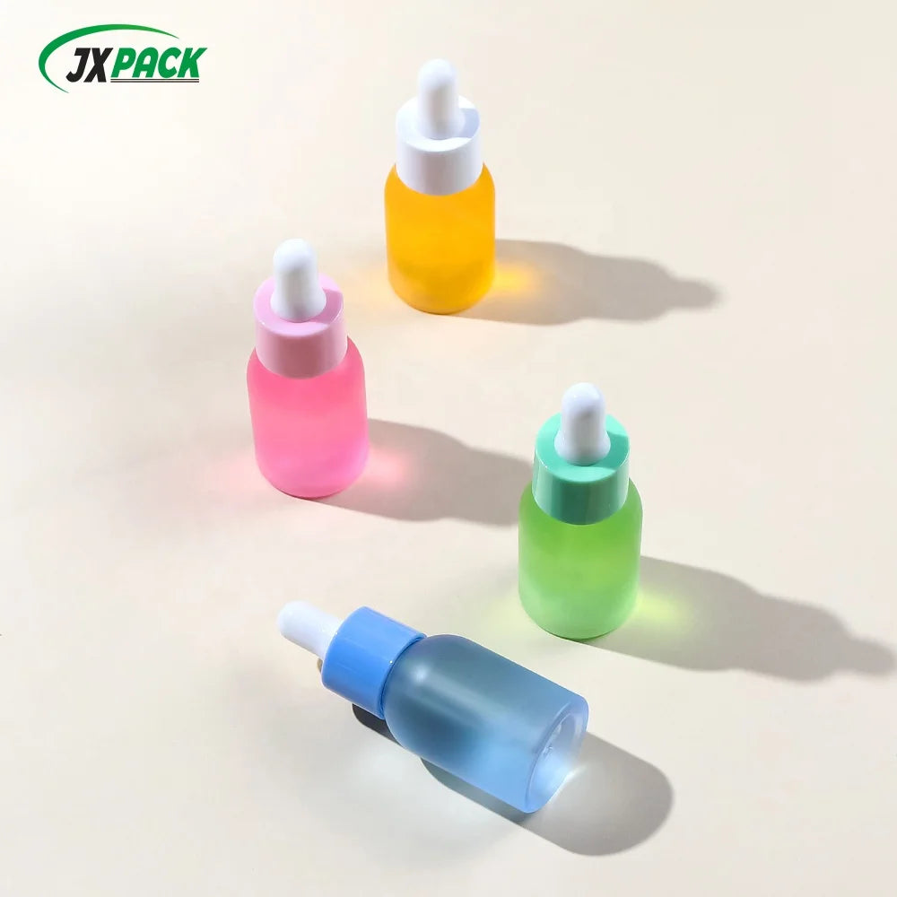 40/50/60/100ml Pet Plastic Cosmetic Packaging Bottles Skin Care Serum Dispensing Bottles Essential Oil Lotion Dropper Bottles