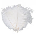35-40cm White Plume Ostrich Feathers for Party Carnival Home Wedding Centerpiece Christmas Vase Holiday Decor DIY Craft Floral
