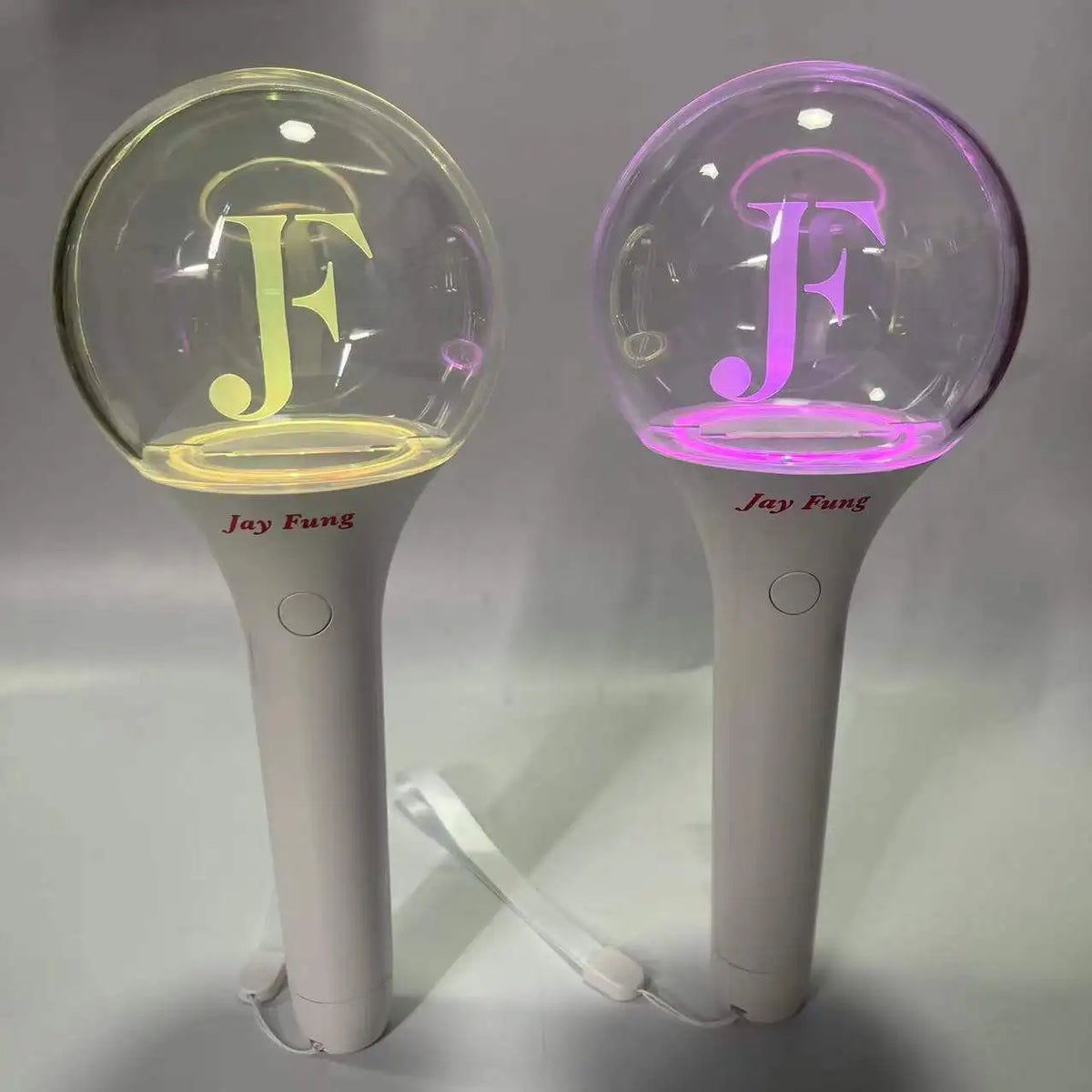 OEM ODM K-pop Idol Customized Logo Acrylic Penlight Fans Cheering Hand Wand LED Light up Stick for Concert Event Sports Party