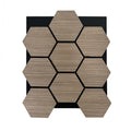 Acoustic Wall & Ceiling Panels Smoked Oak Wooden Sound Isolation Acoustic Wall Panel Sound-absorbing Slat