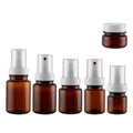 Black 40ml-180ml PET Cosmetic Bottle with 30g-50g Plastic for Medicine Storage Stocks Surface Handled by Screen Printing