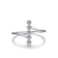 Daidan Rings Zircon Anillos Bar Ladies Sterling Silver 925 Jewelry Engagement Ring