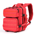 Small Size Red Tactical External Frame Gym Backpack with Zipper Closure Polyester Anti-Theft Fashion Camouflage for Gym Outdoor