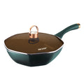 Kitchen Cookware Aluminum Alloy Maifan Stone Pot for Cooking Kitchen Pot Frying Pan With Glass Cover