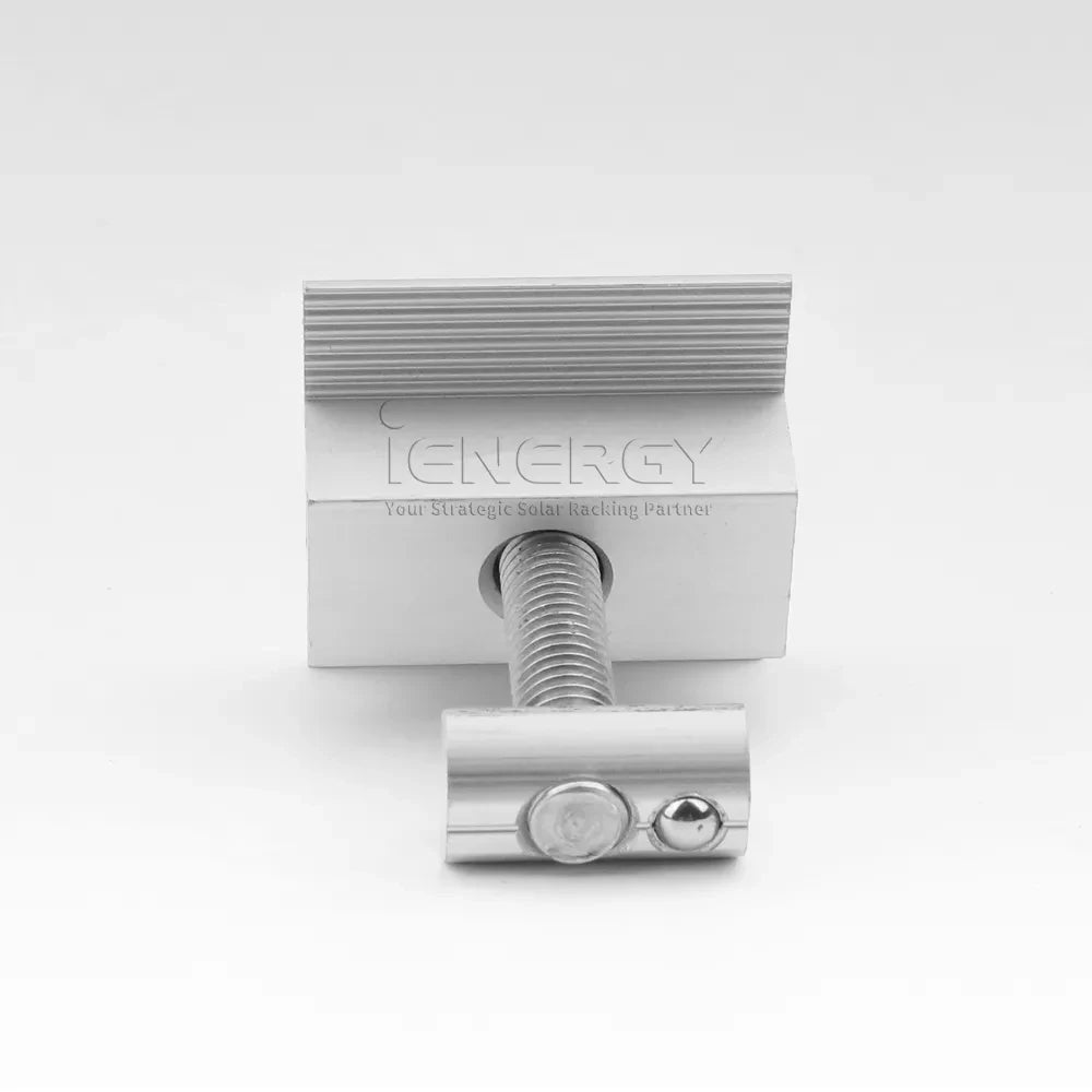 Self-Locking T-slot Nut Roll in T-Slot Fixing Nut With Spring Ball for Solar Panel Mount Rail M8 square Spring Nut