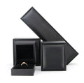 Wholesale High Quality Small Custom logo Plastic Jewelry Box Gift Box Packaging Leather Jewelry Box Bracelet