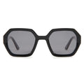 Modern Retro High-End Geometrical Large Frame Eyewear Designer Luxury CR39 Acetate Polarized Sunglasses