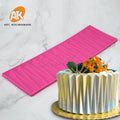 3D Triangle Cake Lace Mat Silicone Fondant Molds Cake Decorating Tools Origami Cake Border Mould Pastry Baking Tools LFM-76