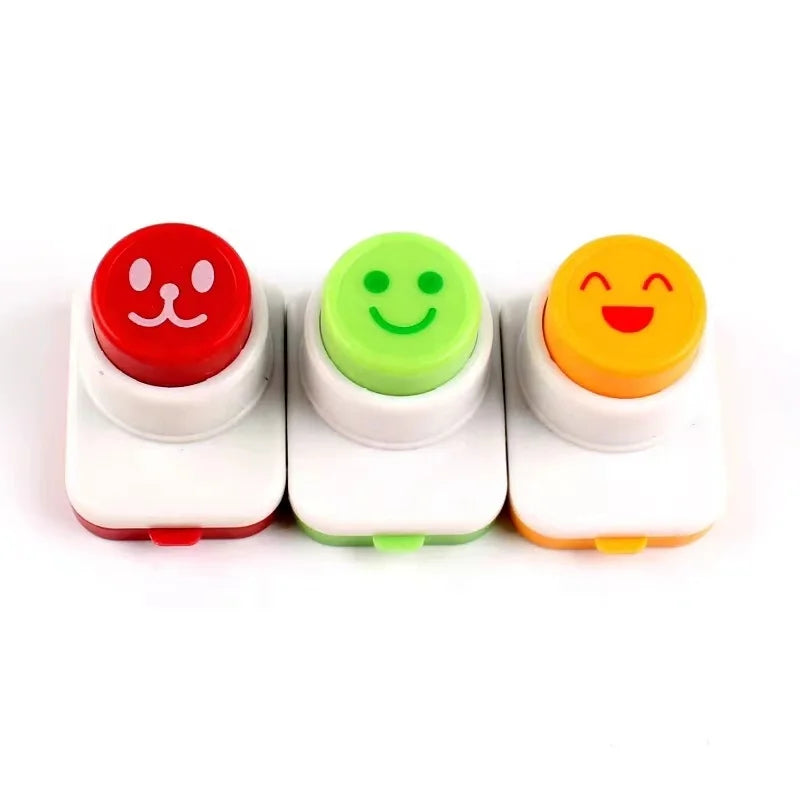 3Piece Seaweed Smiling Face Mould Cute  Sushi Rice Ball Mold DIY Nori Embosser