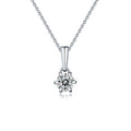 2020 Top Sellers Classic 6 Claw Pendant Chain Creative D Color VVS1 Moissanite Necklace 925 Sterling Silver New Drop Wedding