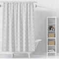 Modern Pure Color PEVA Waterproof Eco-Friendly Square Shower Curtain Customizable Colors Durable Bathroom Design Stocked Home
