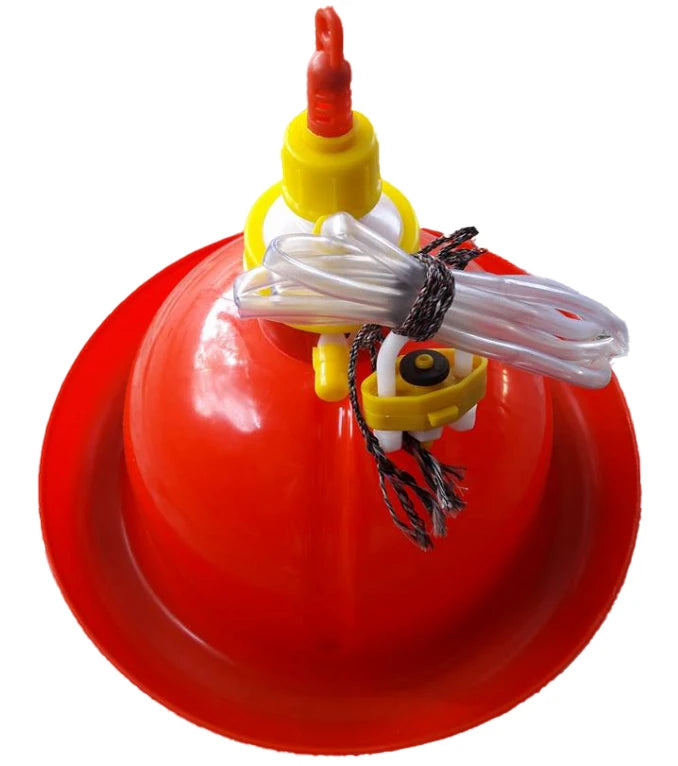 YZB Chicken Broiler Chick Water Fountain Automatic Chicken Gallon Bird  Bell Waterer for Poultry