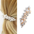 Wholesale Custom Luxury New Arrival Crystal Korean Rhinestone Women Hair Clips Hair Accessories Spring Clips