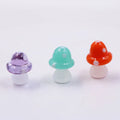 New Arrival Factory Direct 16mm  Cute Colorful Miniature Mini  Glass Mushroom Ornament