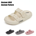 YCFOOTWEAR Custom Soft Home Slippers for Women Casual Platform with Anti-Slippery Feature Cloud Slippers EVA Insole Beach Use