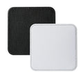 Wholesales Blanks Sublimation PU Leather Cup Coaster10CM Heat Transfer Printing Mug Coasters