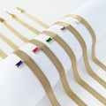 New Design Stainless Steel Titanium Clavicle Chain Zircon Stone Pendant Jewelry Gold Mesh Choker Necklace