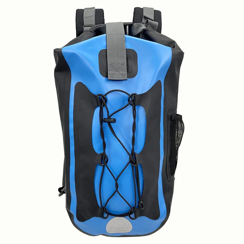 Outdoor Sports Backpack  Travel Bag Custom Logo PVC 500D 20L Waterproof Dry Bag Roll Top Backpack