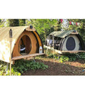 Economical Durable Double Layer Polyester Four-season Glamping Tent with Bell for Resort Hotel Outdoor Adventures