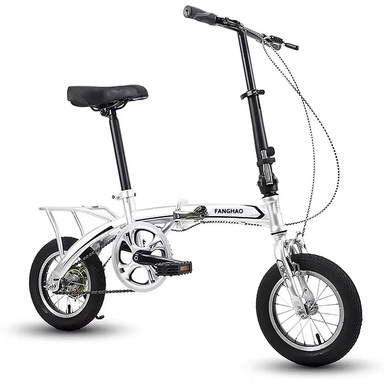 Foldable 7 Speeds 20 Inch Alloy Rim Folding Bike with Rear Carrier