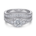 New Full Zircon Round Heart Set S925 Sterling Silver Engagement Ring Retail Wholesale Pink Party Round Women Gift