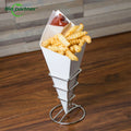 Churro Box Reusable UV Coating Kraft Paper French Fries Cones Chips Fried Chicken Popcorn Nuggets Waffle Ketchup Dip Pocket