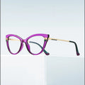 Anti-Blue Light Glasses Frames Stock Tr90 Spring Hinge Optical Frames Luxury Optical Glasses Women