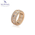 X001114342 Xuping Jewelry Synthetic Cubic Zirconia Full Iced Out Fashion Chunky Wedding Engagement Ring for Men and Women