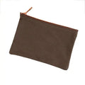 Wholesale Blank Zipper Cotton Canvas Travel Makeup Bag Cotton Canvas Cosmetic Bag for Women MegaBDM