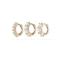 LOZRUNVE 925 Sterling Silver Jewellery Bijoux Custom Dainty Various Size Small Huggie Hoop Earring Set