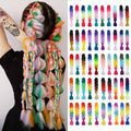 Factory Price Soft Fluffy Multi Color Pre Stretched Braiding Hair Super Jumbo Hair Synthetic Extension