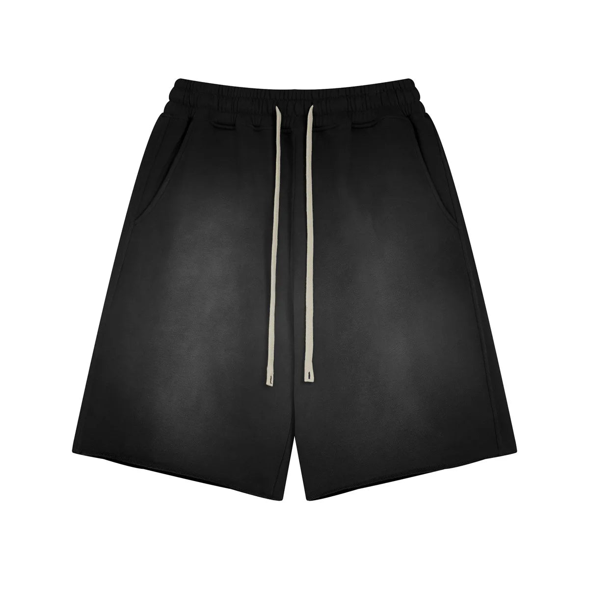High Quality Custom Acid Washed Sweat Terry French Terry Shorts Men Quick Dry Fitness Gym Shorts Vintage Distressed Wholesale