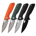 Light-weight CNC Grinding D2 Blade EDC Pocket Folding Knife Colored G10 Handle Outdoor Camping Survival Knife