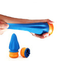 High Quality Rubber Pocket Slingshot 3 Color Outdoor Hunting and Shooting Toy Cup Rubber Catapult Sports