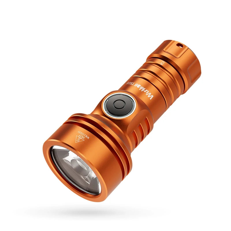 Wurkkos TS11 Powerful 2000LM SFT40 Waterproof IP68 Rechargeable Anduril 2.0 Mini Keychain EDC Flashlight RGB Light