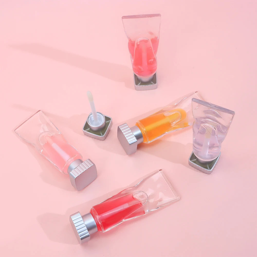 Vegan Cruelty Free Private Label Fruit Flavors Glossy Natural Lip Oil Gloss