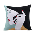 Wholesale American Pastoral Pillow Canvas Embroidery Cushion Cover Living Room Sofa Decoration Pillowcase