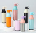 New Multi Functional 2 in 1 Stainless Steel Insulation Sports Water Bottle Can Cooler Outdoor Cycling Car Portable Tumbler