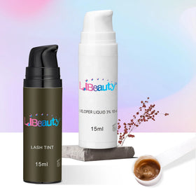 Professional Instant Lash and Brow Dye Kit Lasts up to 6 Weeks DIY Hair Dying for Salon Home Use