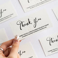 Custom Luxury Business Card 600g Cotton Paper Debossed Embossed Thank You Visit Card Personalized Greeting Cards