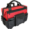 Heavy Duty Large Tool Bag with Wheels 24 Pockets Organizer Storage Box OEM Custom Logo 1000D Polyester