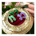 Jialin Jade Jewelry with 18k Gold Plated Nature Stones Chinese Jade Hoop Earrings Green Purple Jade Earring Women Charm Jewelry
