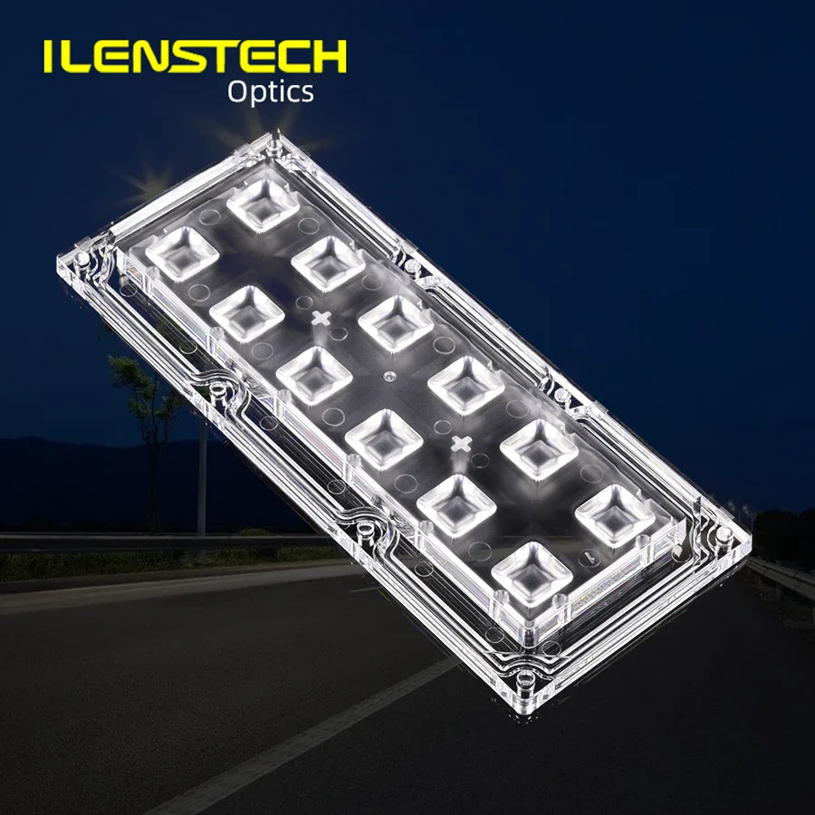 Durable High Bay Lighting 2x6 Led Lens 60x60 Degree ILENSTECH Lenses Manufacturer