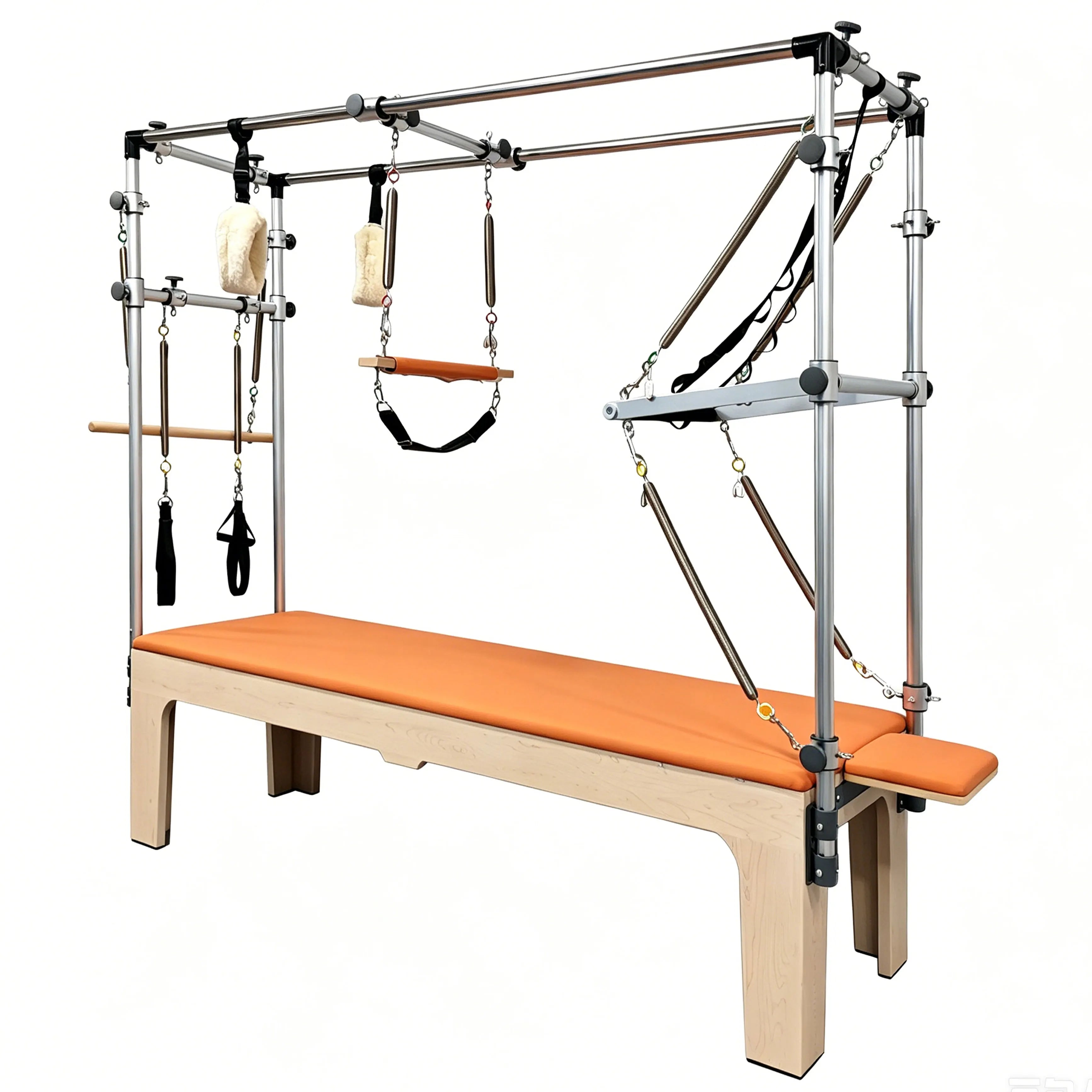 Color Customization Hign End Cadillac Trapeze Table Maple Wood Pilates Cadillac