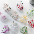 INS New Flytop HC83052 Transparent Resin Acrylic Sweet Small Fresh Hairpin Shark Clip Hair Claws 5-10cm Sizes Wholesales