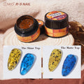 RS Nail Gel 12 Color Beauty Manicure Nail Polish Art Clear 5g Leopard Crystal Gel
