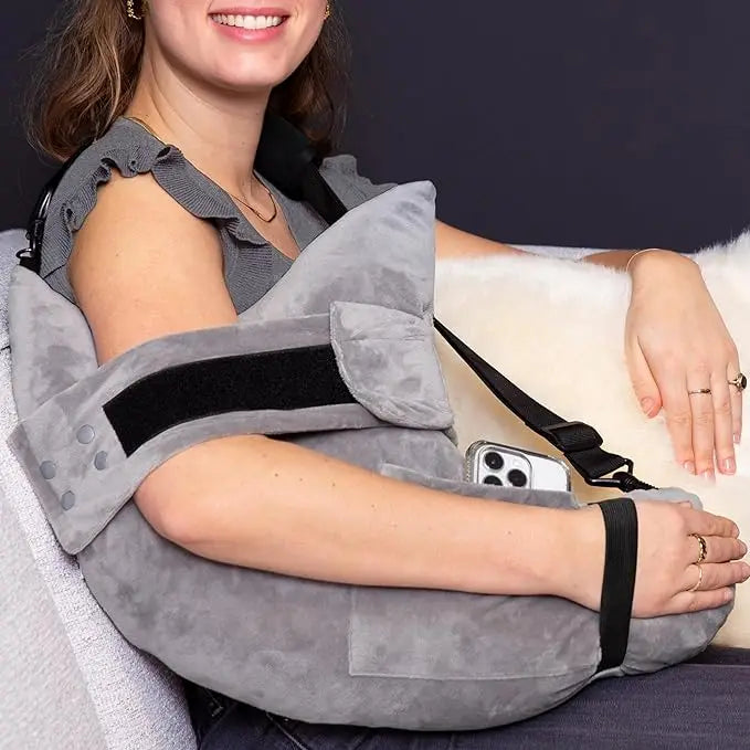 Rotator Cuff Pillow With Pocket- Post Shoulder Surgery Pillow Sleeping Shoulder Pillow Rotator Cuff Frozen Surgery Recovery